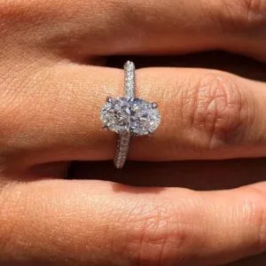 Oval Cut Solitaire Ring