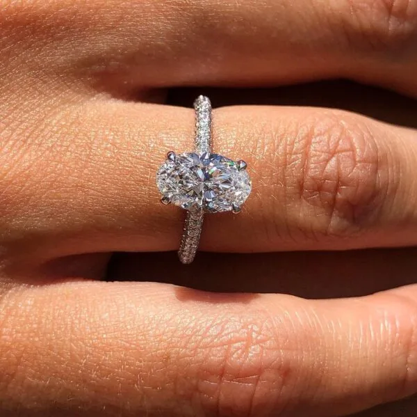 Oval Cut Solitaire Ring