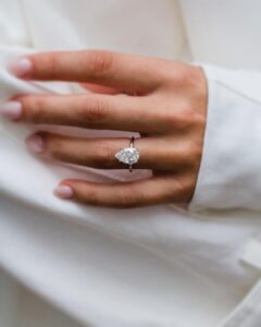 Pear Cut Engagement Ring