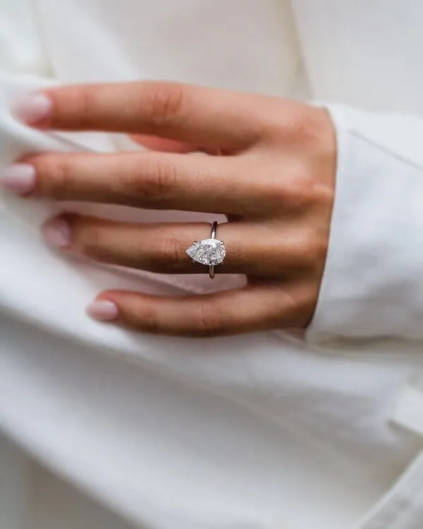 Pear Cut Engagement Ring