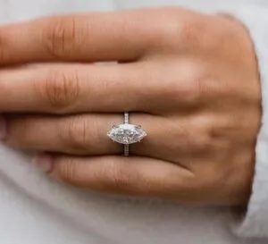 Marquise Solitaire Proposal Ring