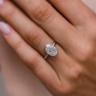 Oval Bezel Anniversary Ring