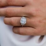 Asscher Cut Engagement Ring
