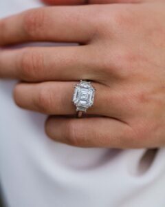 Asscher Cut Engagement Ring