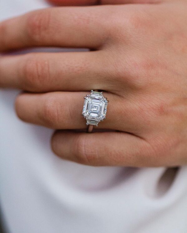 Asscher Cut Engagement Ring