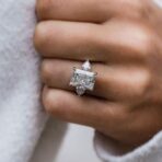 Radiant Cut Wedding Ring