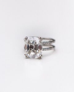 Cushion Wedding Ring