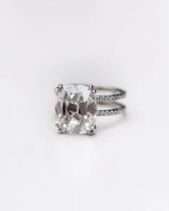 Cushion Wedding Ring