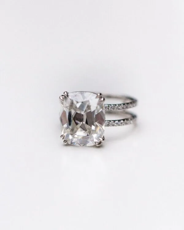 Cushion Wedding Ring