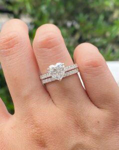 Heart Proposal Ring Set