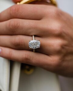 3Ct White Cushion Cut Solitaire Anniversary Ring | Wedding Ring For Her