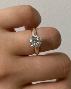 Round Solitaire Engagement Ring