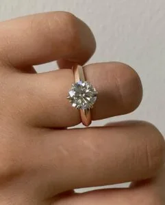 Round Solitaire Engagement Ring