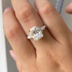 Radiant Solitaire Anniversary Ring