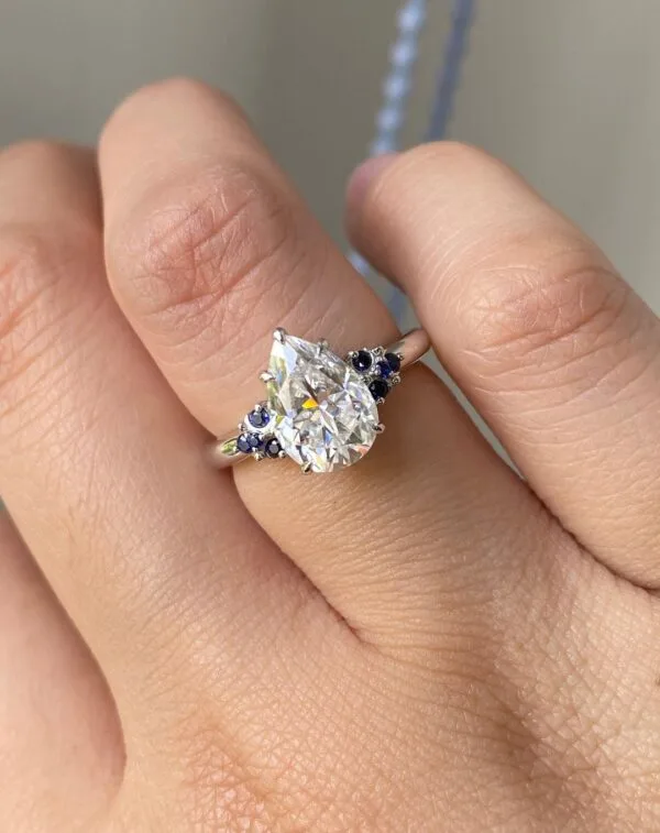 Pear Solitaire Engagement Ring