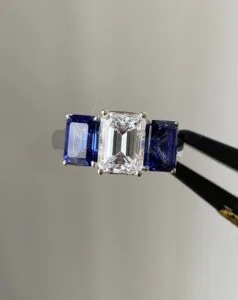 Emerald Cut Wedding Ring