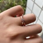 Round Pave Wedding Band