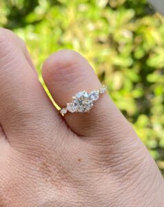 Emerald Solitaire Engagement Ring