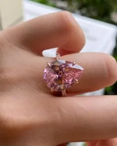 Pear Solitaire Wedding Ring
