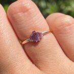 Baguette Half Bezel Ring