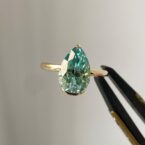 Pear Solitaire Wedding Ring
