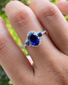 Oval Anniversary Gift Ring