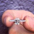 Emerald Solitaire Engagement Ring