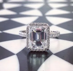 Emerald Cut Engagement Ring