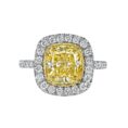 cushion halo wedding ring