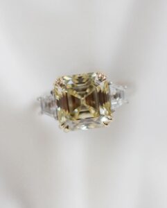 Asscher Cut Engagement Ring
