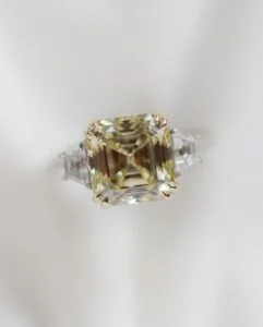 Asscher Cut Engagement Ring