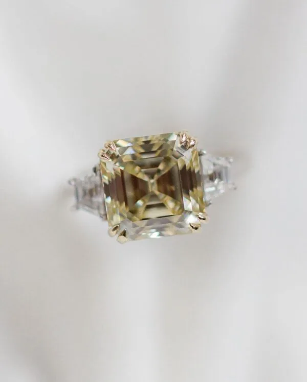 Asscher Cut Engagement Ring