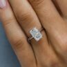 White Radiant Proposal Ring