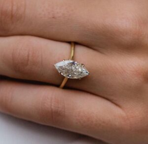 Marquise Solitaire Proposal Ring