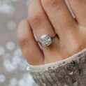 Cushion Solitaire Engagement Ring