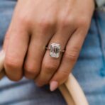 Emerald Bezel Proposal Ring