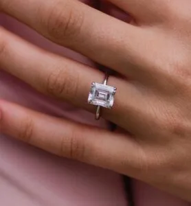 Emerald Birthday Gift Ring