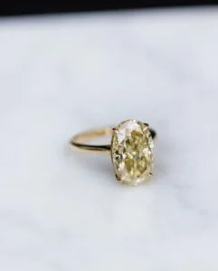 Oval Cut Wedding Ring