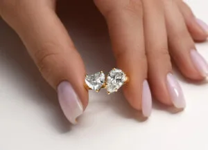 Heart and Pear Ring