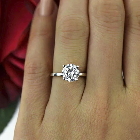 Round Solitaire Proposal Ring