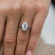 Emerald Solitaire Engagement Ring