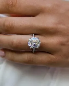 Cushion Solitaire Engagement Ring