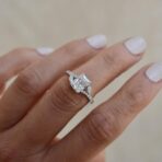 Radiant Solitaire Anniversary Ring