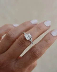 Radiant Solitaire Anniversary Ring