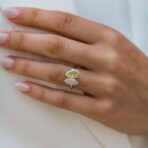 Marquise And Pear Cut Ring