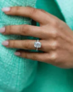 Cushion Solitaire Engagement Ring