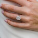 Cushion Solitaire Birthday Ring