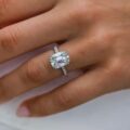 Cushion Solitaire Engagement Ring