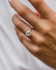 Round Solitaire Engagement Ring