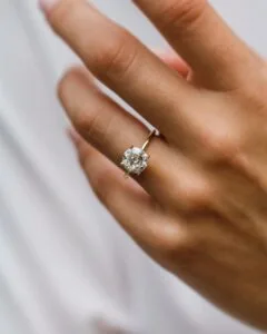 Round Solitaire Engagement Ring